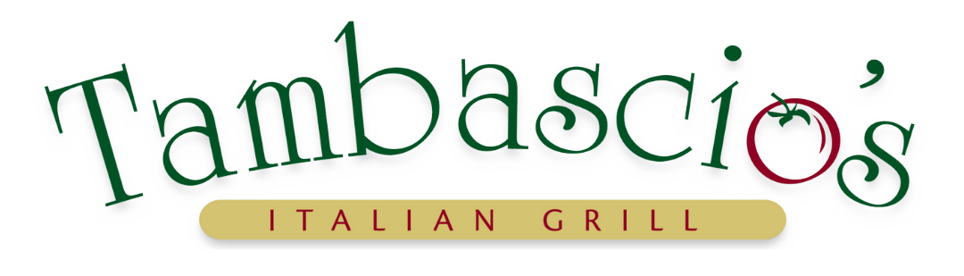 A logo for a restaurant called tambascio 's italian grill