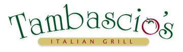A logo for a restaurant called tambascio 's italian grill
