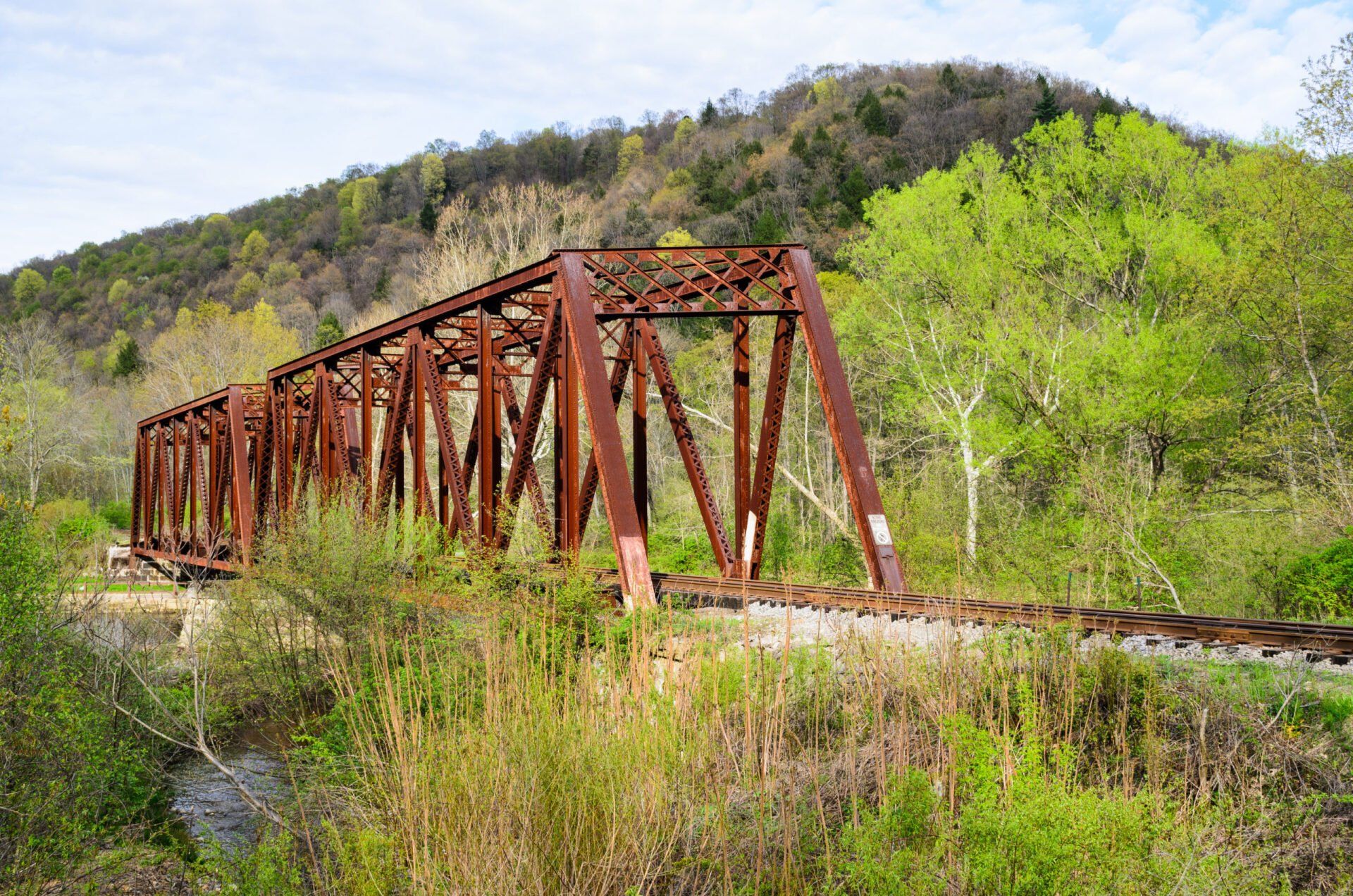 A railroad bridge in Venango County