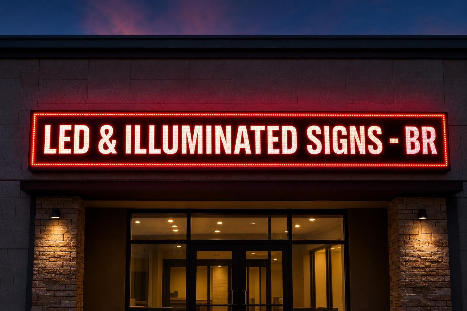 05 illuminated outdoor signs for businesses in Five Points, NC