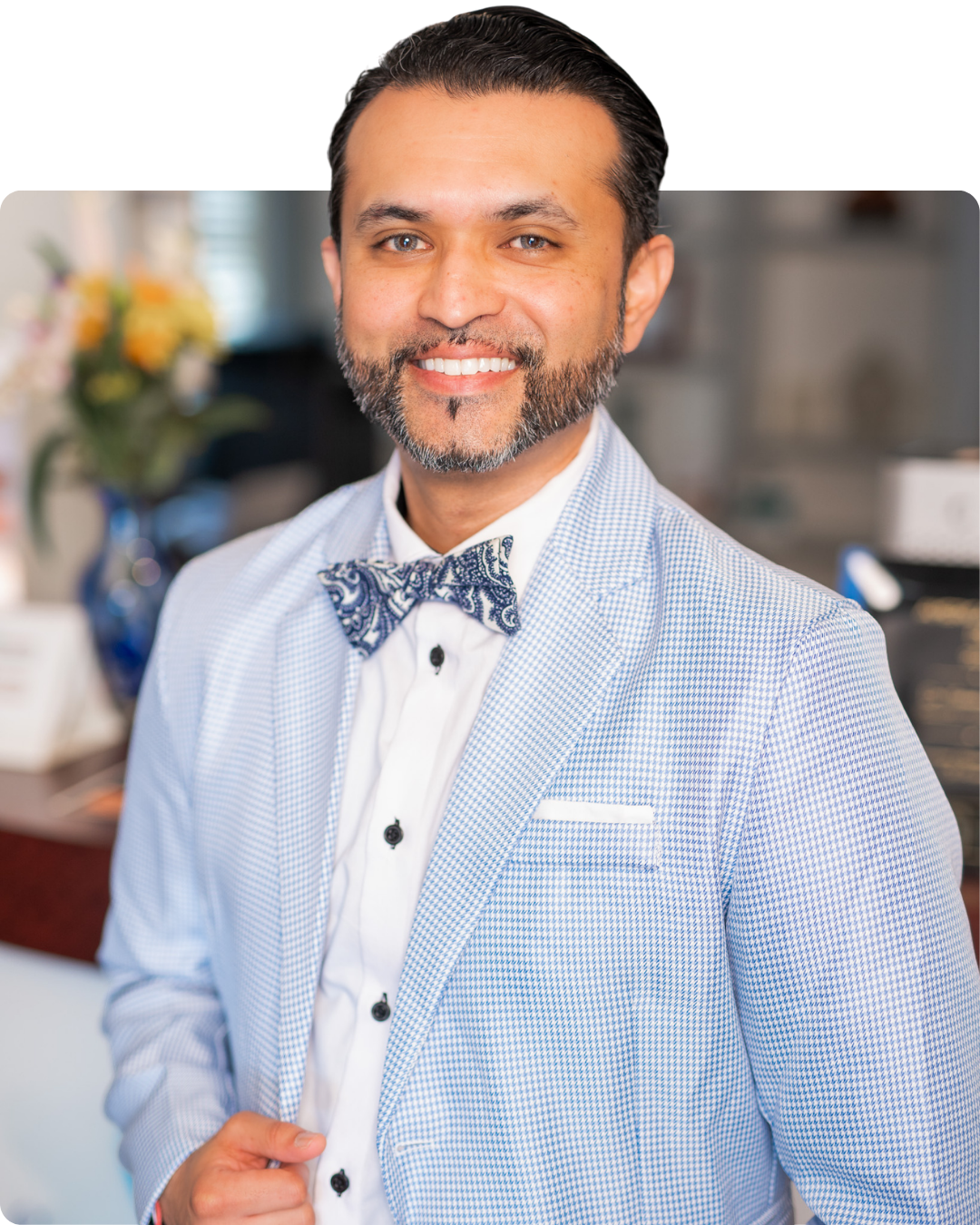Dr. Maheshvar Patel, cosmetic and implant dentist at Smile Forever Atlanta
