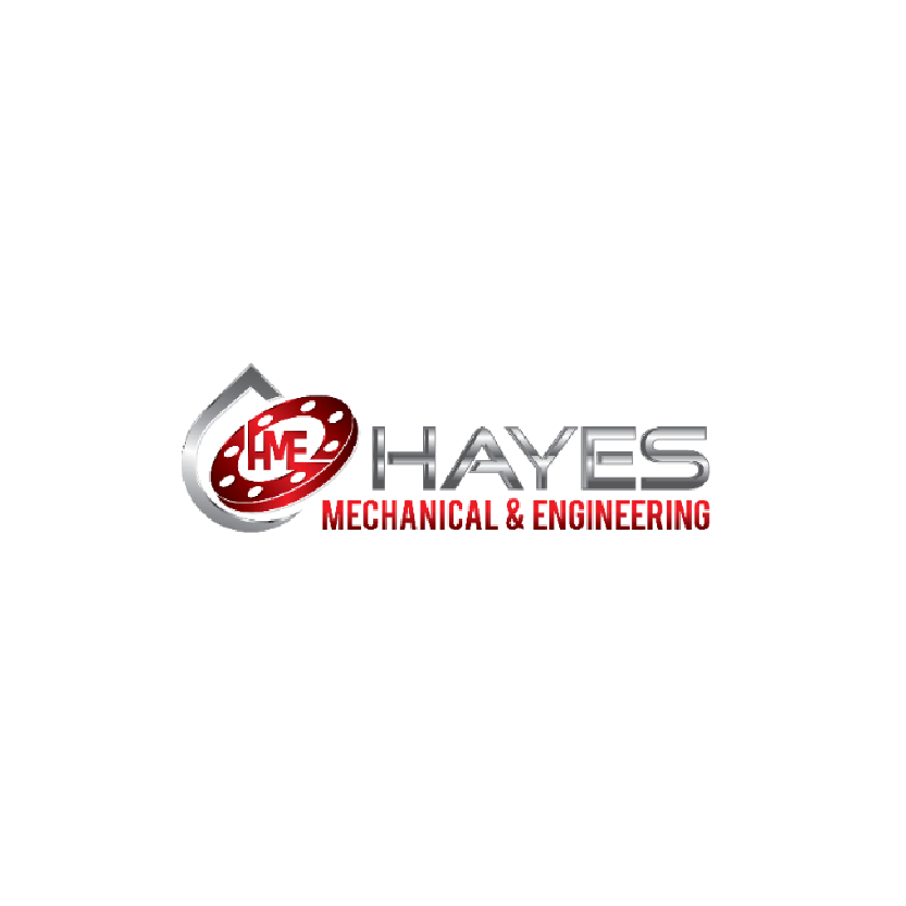 HAYES Mechanical & Engineering logo in red and gray on a white background
