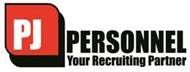 PJ Personnel logo with red PJ icon and black text, “Your Recruiting Partner” tagline