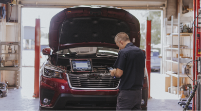 technician working | Andrew's Automotive Repair