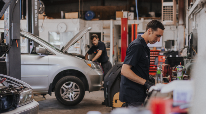 technician working | Andrew's Automotive Repair