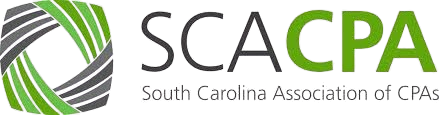 The logo for the south carolina association of cpas