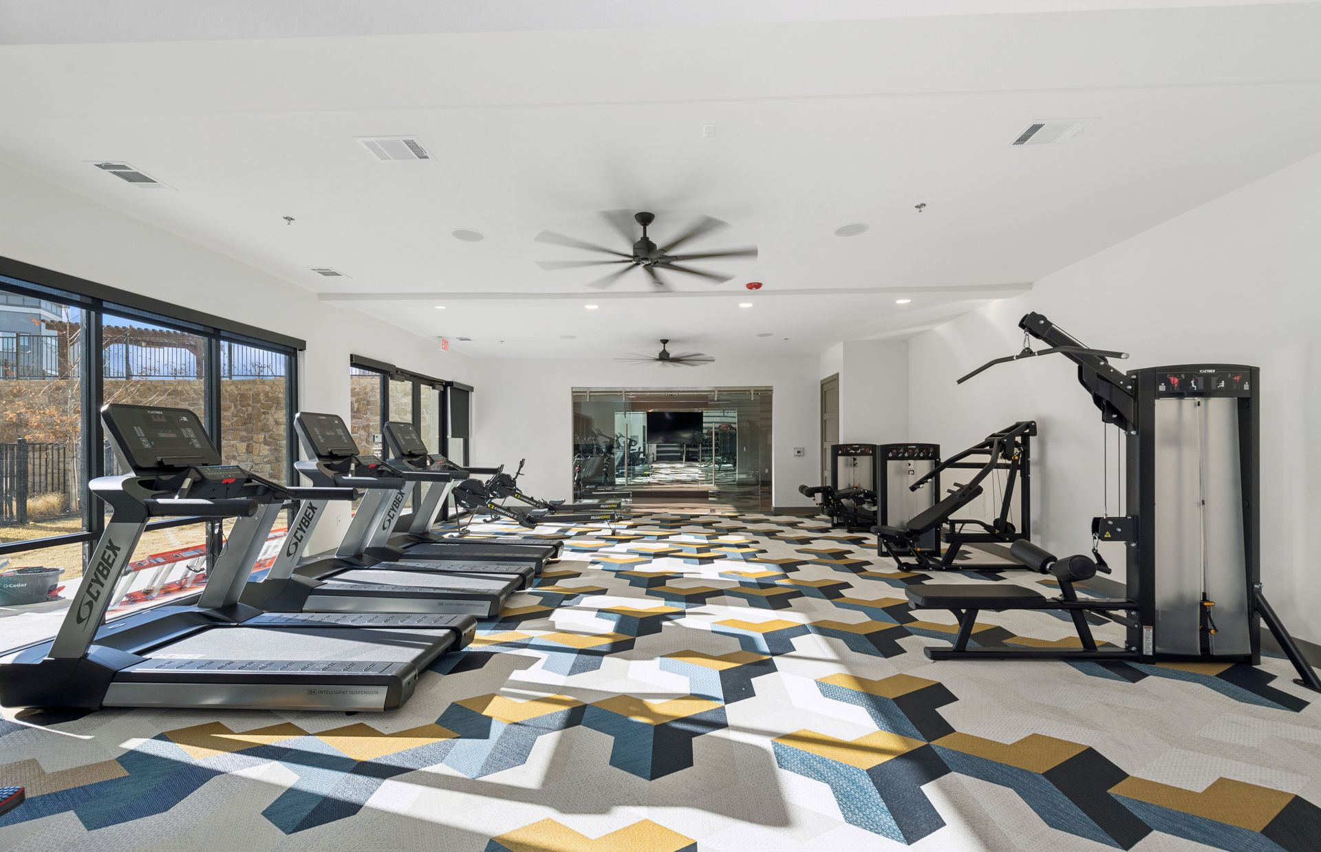Workout Room at  Ennova Fulshear in Fulshear, TX.