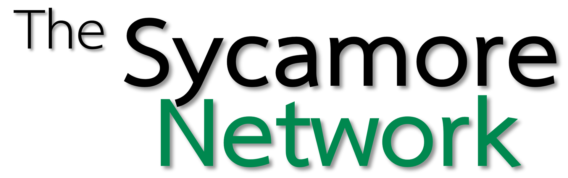 The Sycamore Network logo with a black 