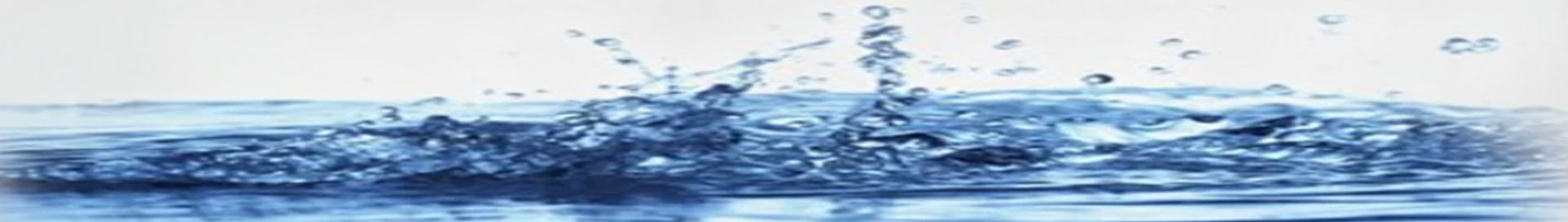 Water splashing upwards, blue hues, white background.