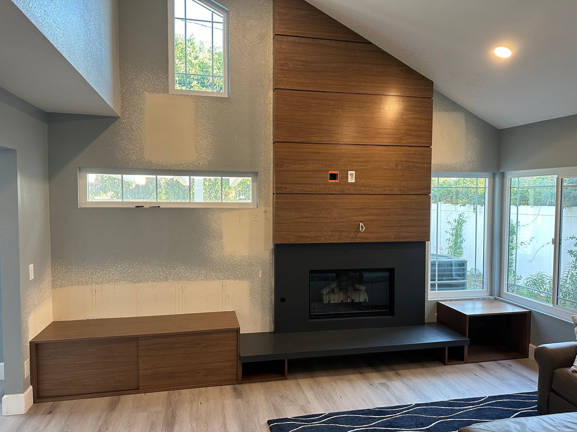 Wood Paneled Living