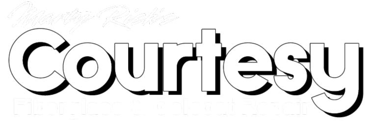 Courtesy Fiberglass logo