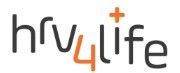 Logotipo da hr4life em texto preto e laranja sobre fundo branco.