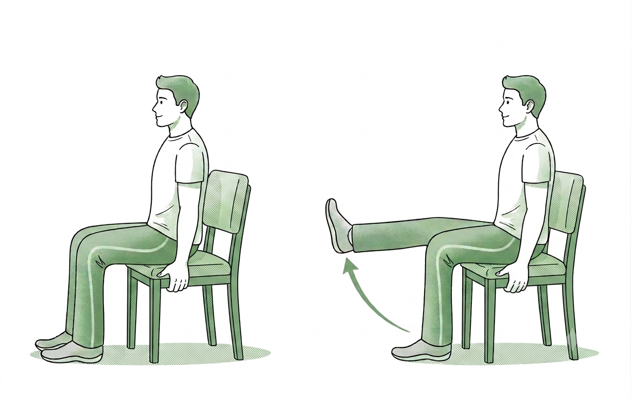 Illustration of seated exercise