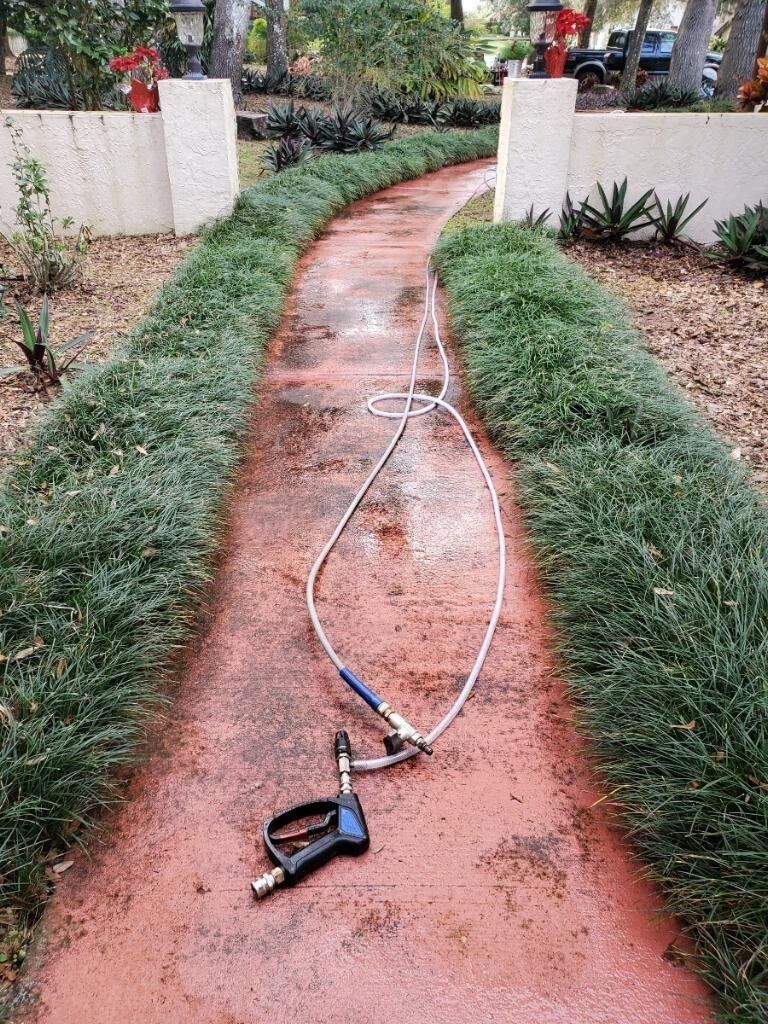 sidewalk before