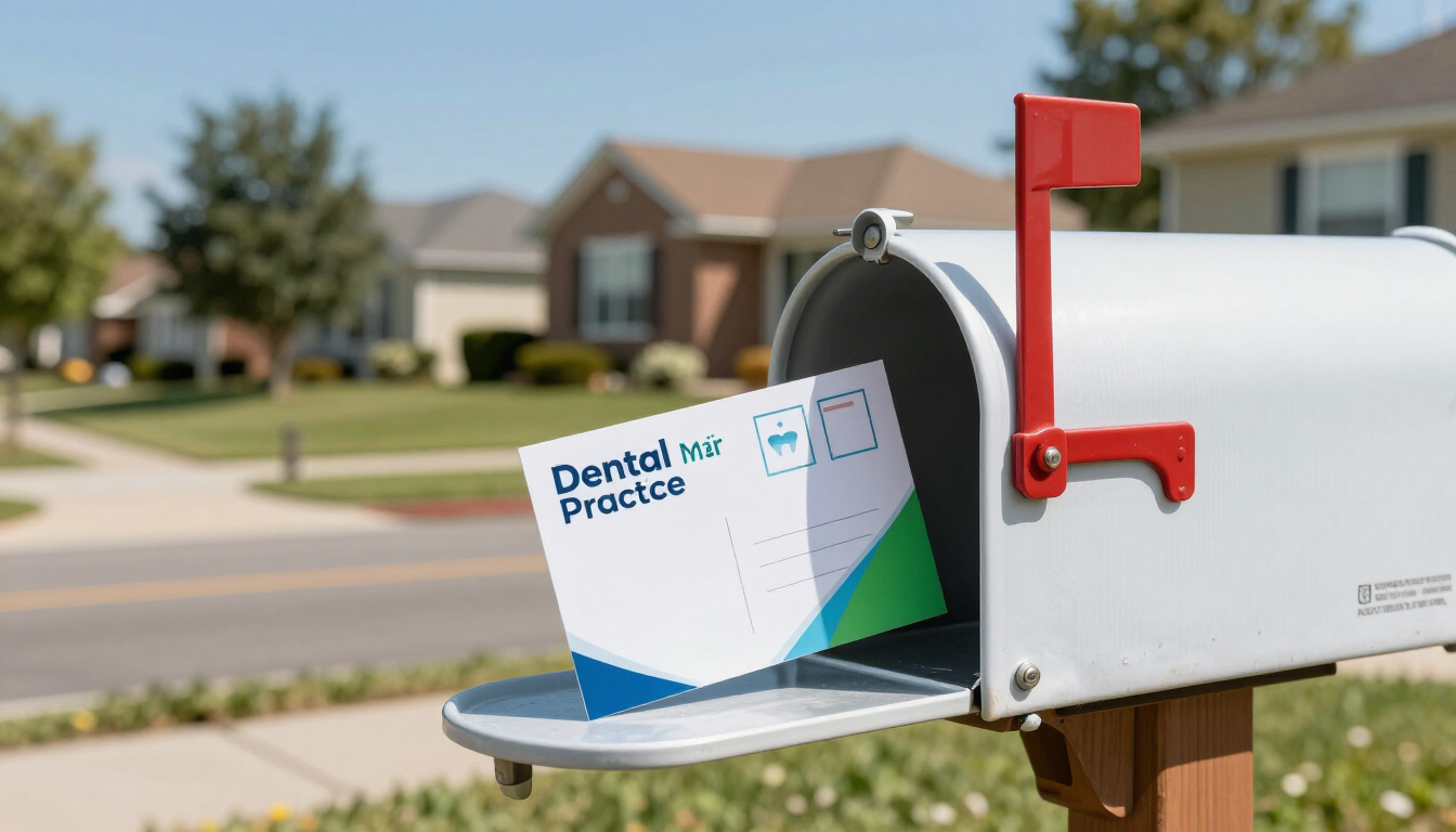Complete direct mail marketing guide for dentists covering design, targeting, offer strategy and response tracking