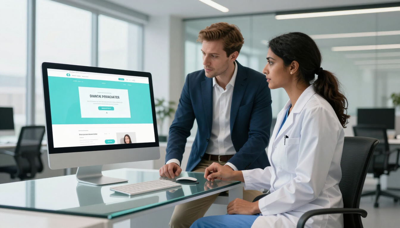 Dental website equipped with conversion tools that turn more browsers into booked patients