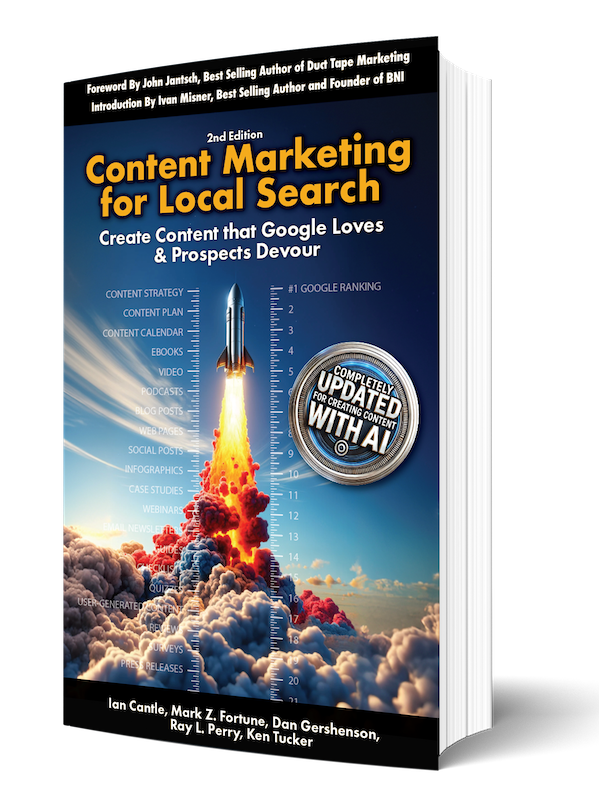 Content Marketing for Local Search book by Ian Cantle
