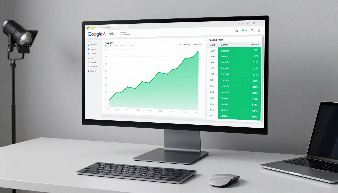 Google Analytics organic traffic graph showing steep upward growth for a dental practice — the measurable results of ongoing dental SEO optimization