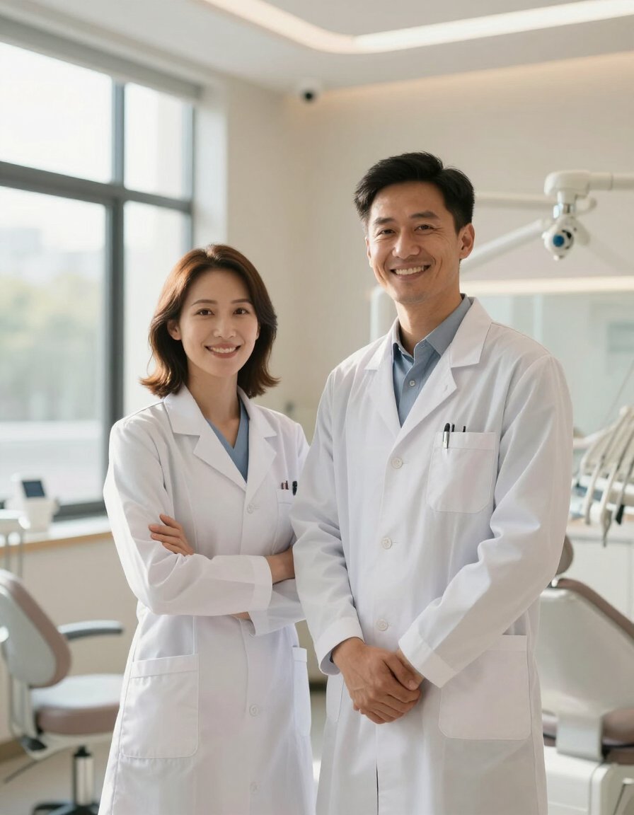 Male and female dentist — dental marketing agency for dentists and orthodontists