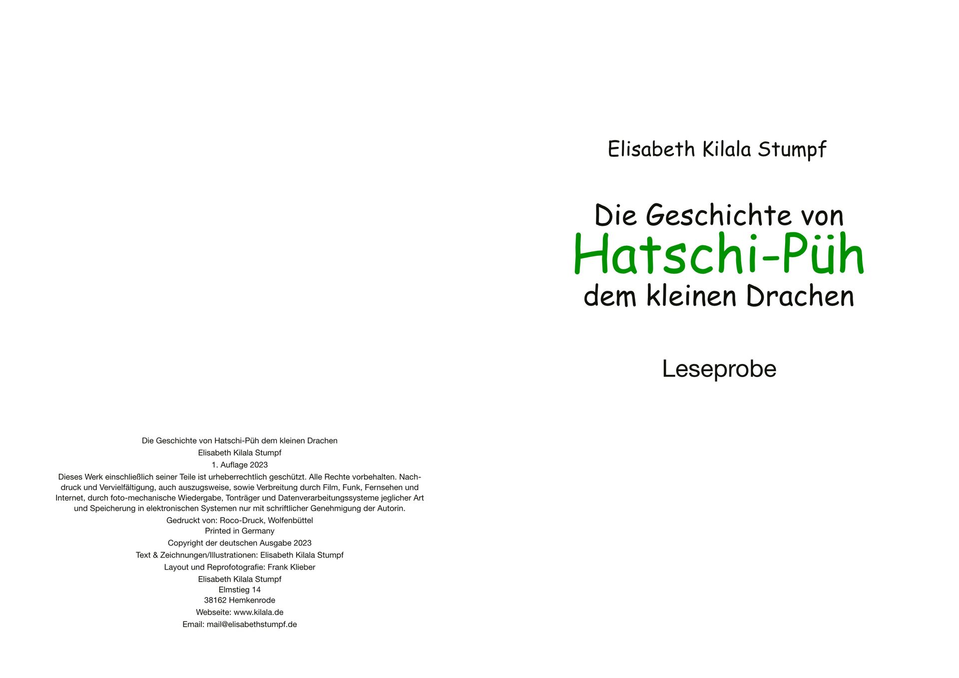Hatschi-Püh Leseprobe