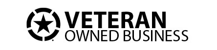 Veteran Owned Business logo with a star inside a circle.
