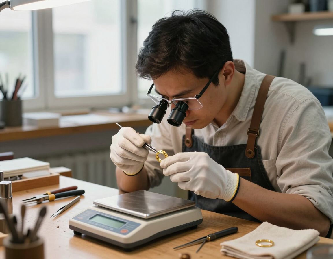 Clasificación y valoración profesional de joyería