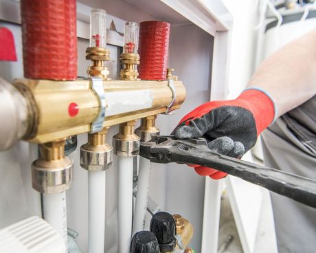 House Heating Valves — Danville, AL — Express Rooter & Lamco Plumbing