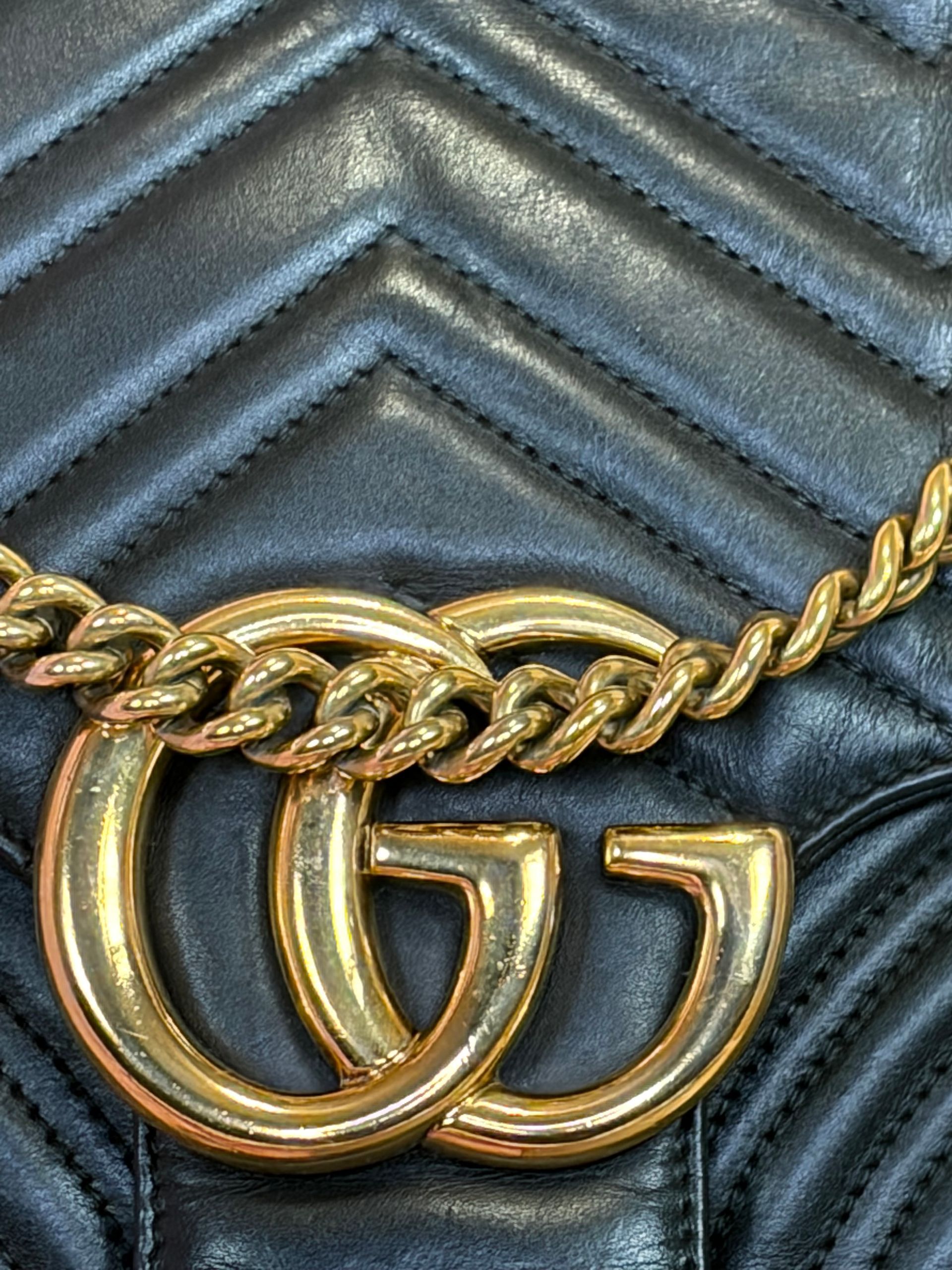 Gucci Marmont Medium-Good Condition W/LegitApp COA
