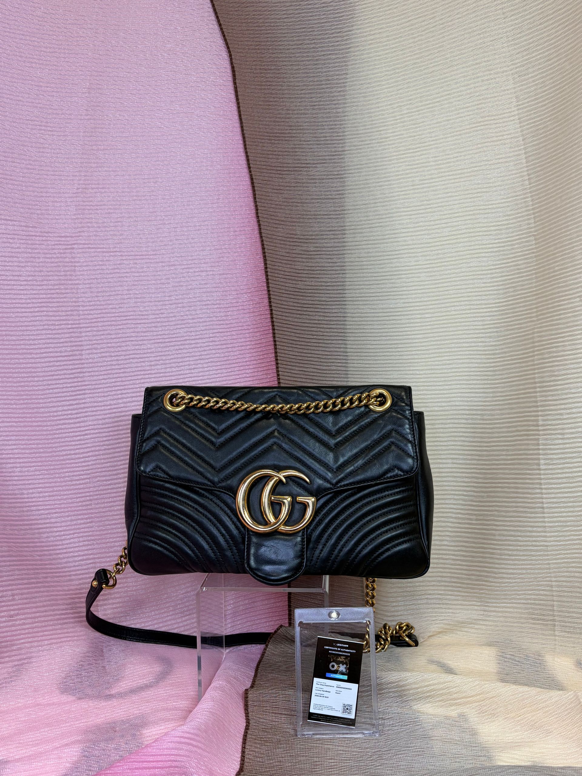 Gucci Marmont Medium-Good Condition W/LegitApp COA