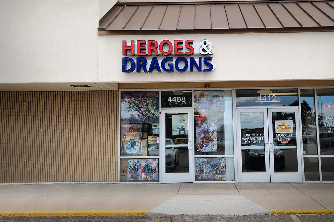 Comic Book Store Heroes & Dragons Colorado Springs