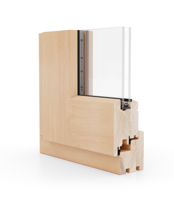 Wooden Casement Window in the Nature 68C finish