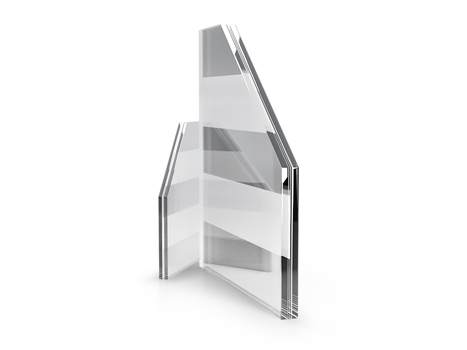 glass with regulated transparency