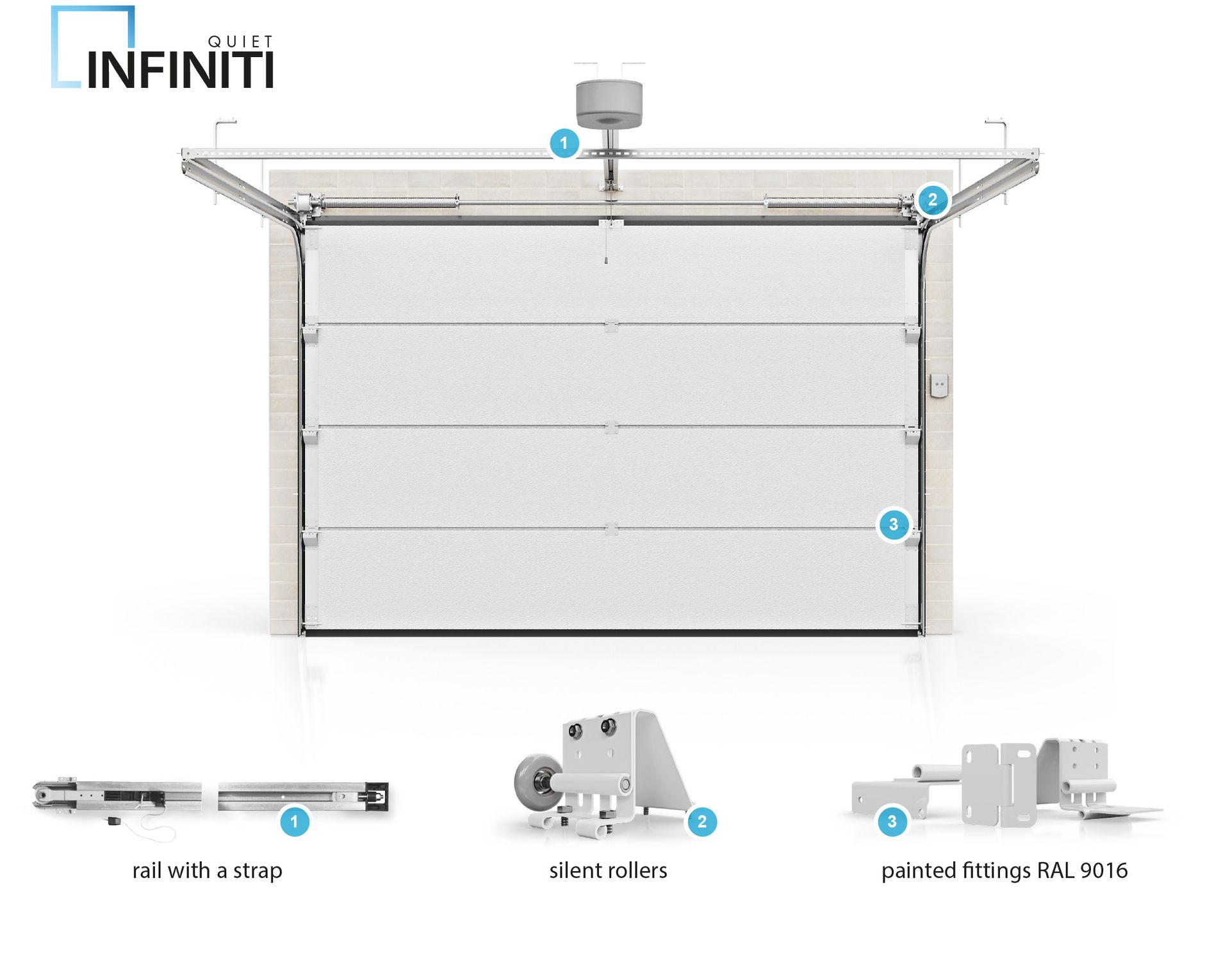 SECTIONAL GARAGE DOORS INFINITI Quiet