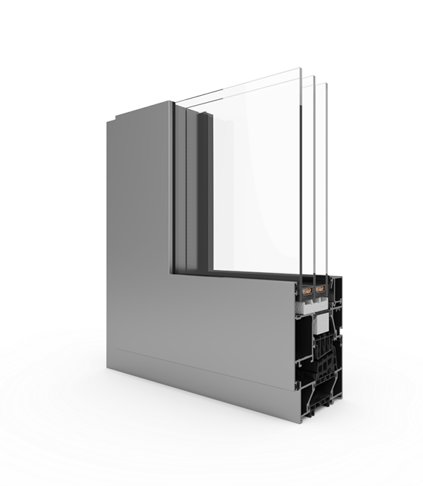 Aluminum Casement Window MB-86