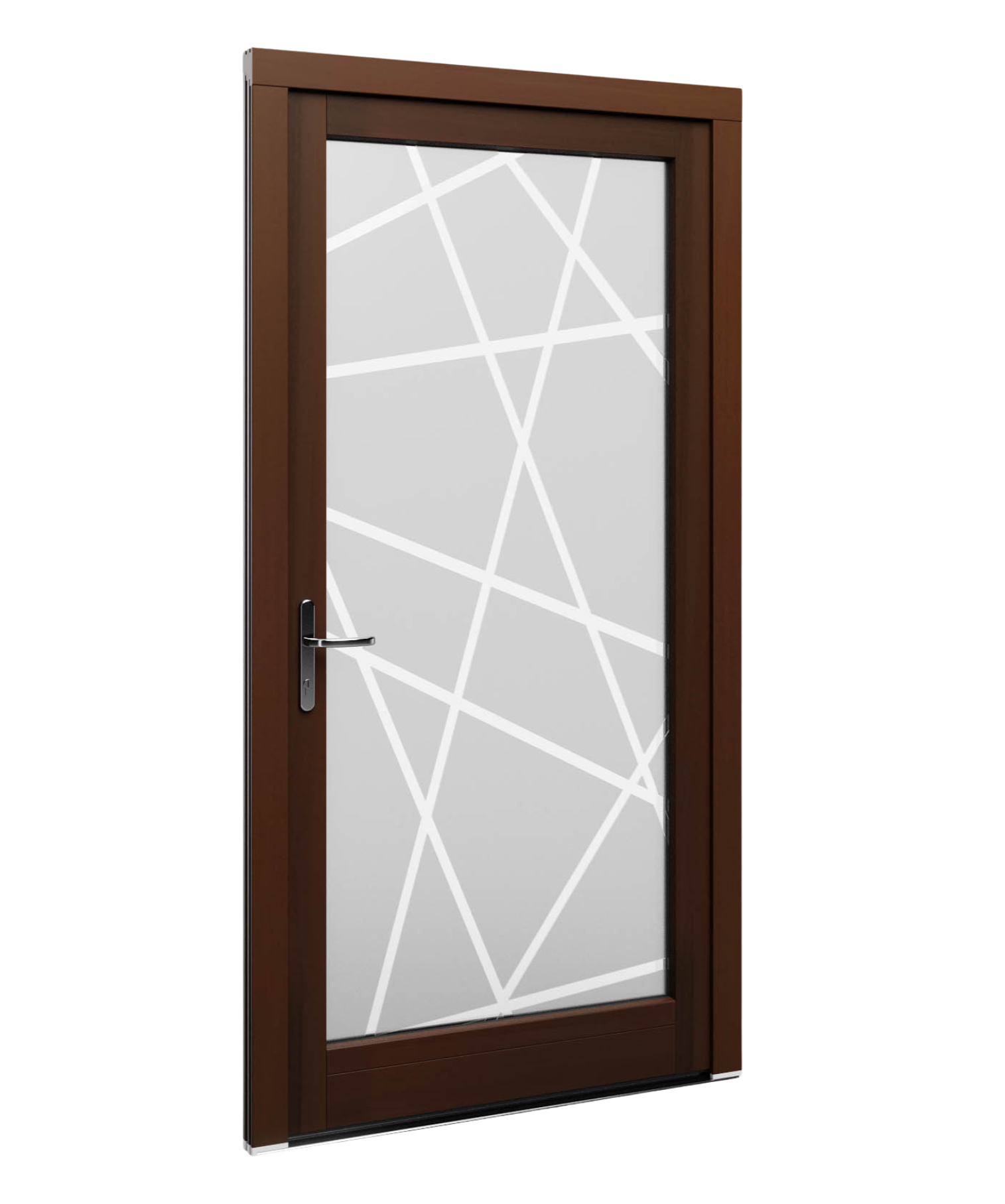 Wood Design Glass Door