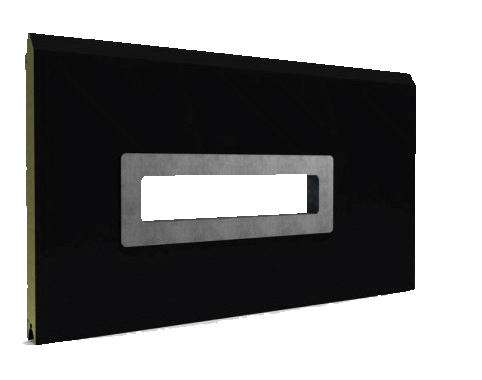 warm glazing rectangular (490x155)