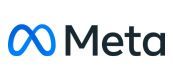 A picture of the meta logo on a white background.