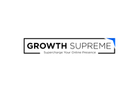 A logo for growth supreme is shown on a white background.