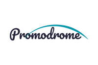 A logo for promodrome is shown on a white background.