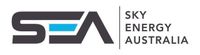 A logo for sky energy australia is shown on a white background.