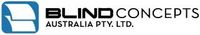 A logo for blind concepts australia pty ltd