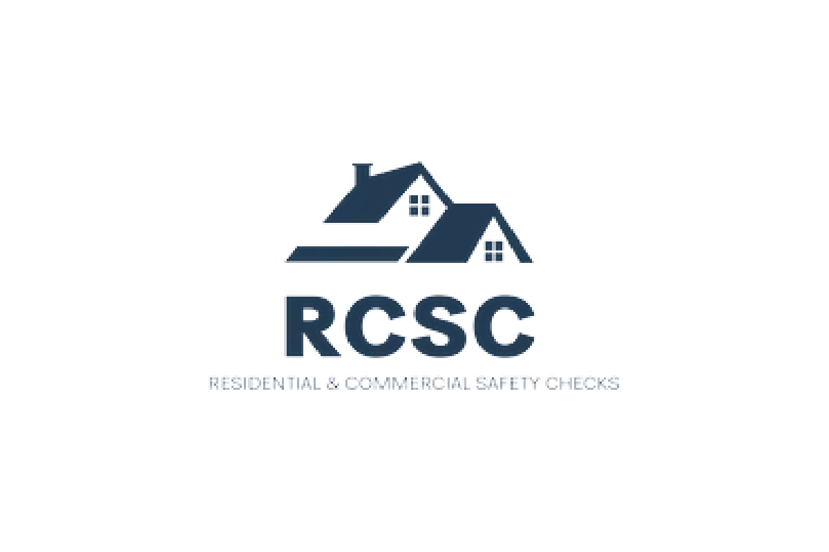 A logo for rcsc residential and commercial safety checks