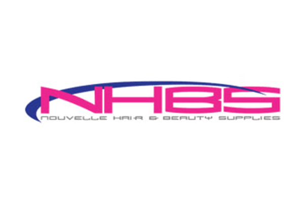 A logo for nhbs nouvelle hair and beauty supplies