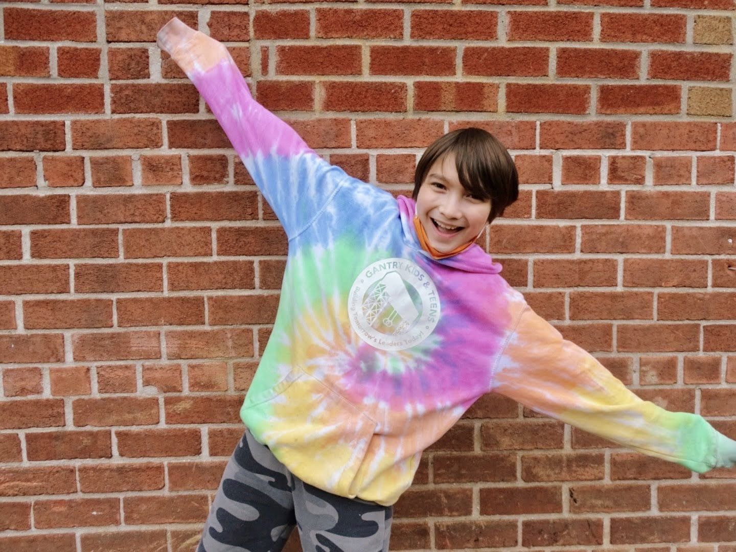tie-dyed hoodie