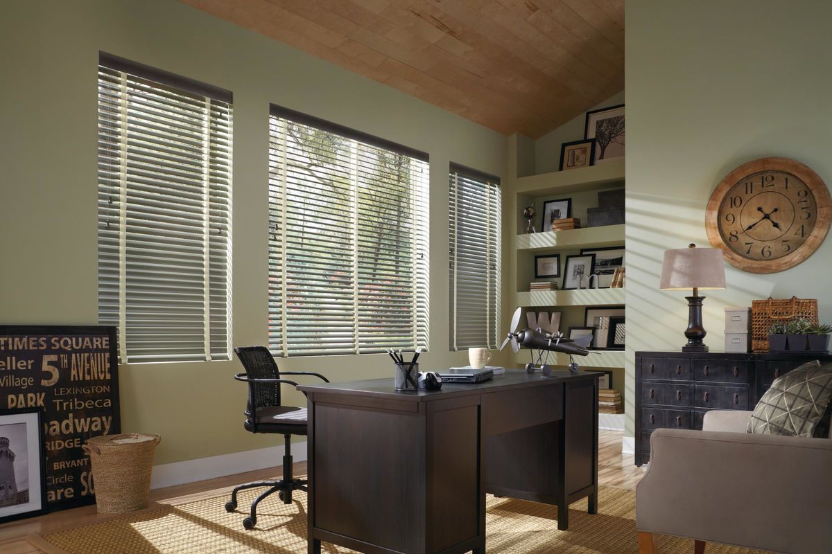 Hunter Douglas Modern Precious Metals® Mini Metal Blinds near Lutherville-Timonium, Maryland (MD)