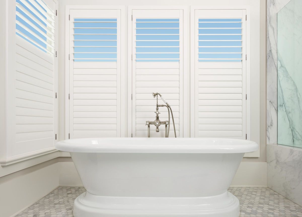 Hunter Douglas Palm Beach™ Polysatin™ Vinyl Shutters near Lutherville-Timonium, Maryland (MD)