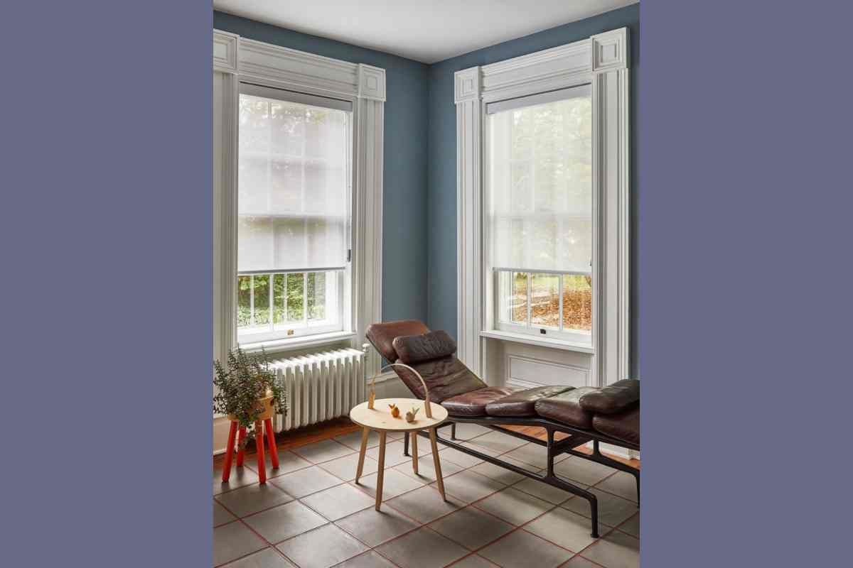 Hunter Douglas Designer Solar Shades in a sunroom near Lutherville, Maryland (MD)