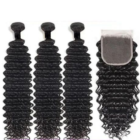 12A Ashuwriy Brazilian Deep Curly Bundle Deals