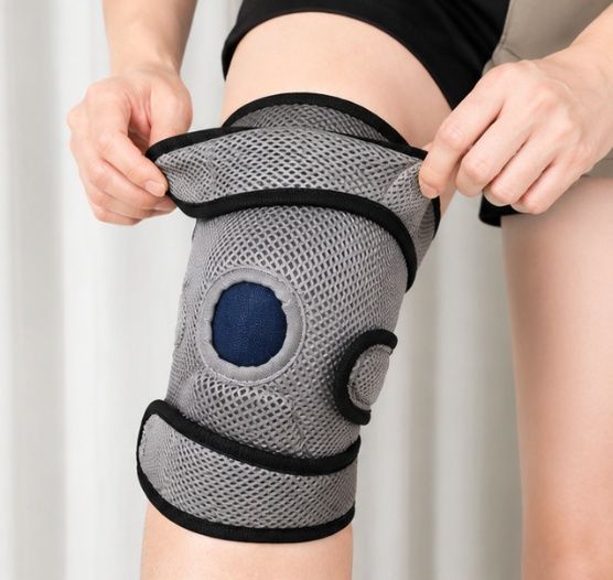 Knee surport台灣製 華楙快熱2.0石墨烯機能調節護膝 一盒一雙入 (綠/紫/灰)