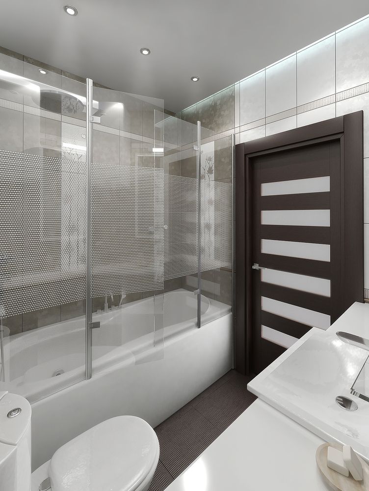 A Bathroom With a Toilet, Sink, Bathtub and Shower — Ideal Glass In Winnellie, NT